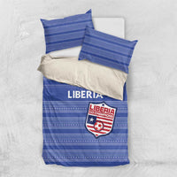 Liberia Football Bedding Set Women Blue Jersey - Wonder Print Shop