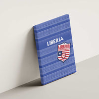 Liberia Football Canvas Wall Art Women Blue Jersey - Wonder Print Shop