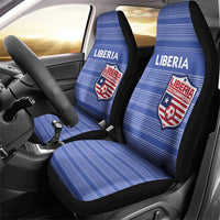 Liberia Football Car Seat Cover Women Blue Jersey - Wonder Print Shop