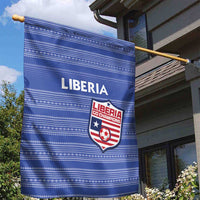 Liberia Football Garden Flag Women Blue Jersey - Wonder Print Shop