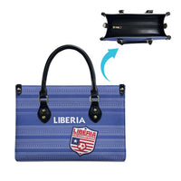Liberia Football Leather Bag Women Blue Jersey - Wonder Print Shop