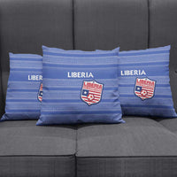 Liberia Football Pillow Cover Women Blue Jersey - Wonder Print Shop