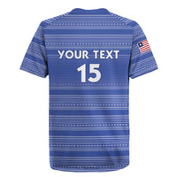 Custom Liberia Football Rugby Jersey Women Blue Jersey - Wonder Print Shop