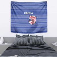 Liberia Football Tapestry Women Blue Jersey - Wonder Print Shop