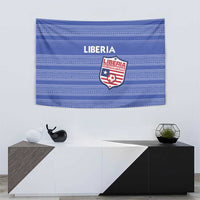 Liberia Football Tapestry Women Blue Jersey - Wonder Print Shop