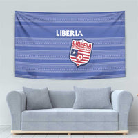 Liberia Football Tapestry Women Blue Jersey - Wonder Print Shop