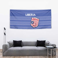 Liberia Football Tapestry Women Blue Jersey - Wonder Print Shop