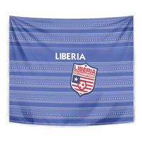 Liberia Football Tapestry Women Blue Jersey - Wonder Print Shop