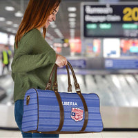 Liberia Football Travel Bag Women Blue Jersey - Wonder Print Shop