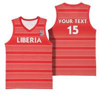 Custom Liberia Football Basketball Jersey Women Red Jersey - Wonder Print Shop