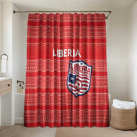 Liberia Football Bathroom Set Women Red Jersey - Wonder Print Shop
