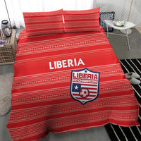 Liberia Football Bedding Set Women Red Jersey - Wonder Print Shop