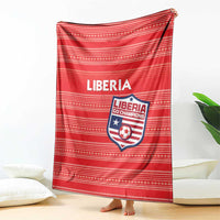 Liberia Football Blanket Women Red Jersey - Wonder Print Shop