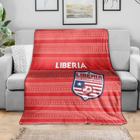 Liberia Football Blanket Women Red Jersey - Wonder Print Shop