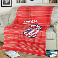 Liberia Football Blanket Women Red Jersey - Wonder Print Shop