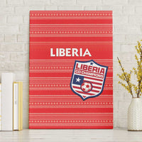 Liberia Football Canvas Wall Art Women Red Jersey - Wonder Print Shop