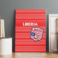 Liberia Football Canvas Wall Art Women Red Jersey - Wonder Print Shop
