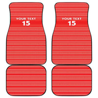 Liberia Football Car Mats Women Red Jersey - Wonder Print Shop