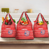 Liberia Football Grocery Bag Women Red Jersey - Wonder Print Shop