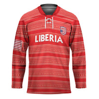 Custom Liberia Football Hockey Jersey Women Red Jersey - Wonder Print Shop