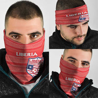 Liberia Football Neck Gaiter Women Red Jersey - Wonder Print Shop