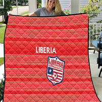 Liberia Football Quilt Women Red Jersey - Wonder Print Shop
