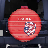 Liberia Football Spare Tire Cover Women Red Jersey - Wonder Print Shop