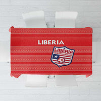 Liberia Football Tablecloth Women Red Jersey - Wonder Print Shop