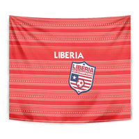 Liberia Football Tapestry Women Red Jersey - Wonder Print Shop