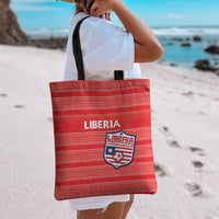 Liberia Football Tote Bag Women Red Jersey - Wonder Print Shop