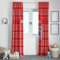 Liberia Football Window Curtain Women Red Jersey - Wonder Print Shop