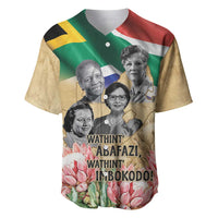 South African Women Mobilisation Baseball Jersey Wathint Abafazi Wathint Imbokodo - Wonder Print Shop
