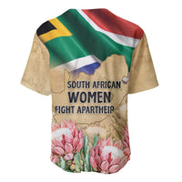South African Women Mobilisation Baseball Jersey Wathint Abafazi Wathint Imbokodo - Wonder Print Shop