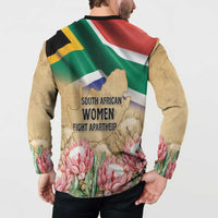 South African Women Mobilisation Button Sweatshirt Wathint Abafazi Wathint Imbokodo - Wonder Print Shop
