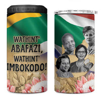 South African Women Mobilisation 4 in 1 Can Cooler Tumbler Wathint Abafazi Wathint Imbokodo - Wonder Print Shop