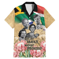 South African Women Mobilisation Family Matching Mermaid Dress and Hawaiian Shirt Wathint Abafazi Wathint Imbokodo - Wonder Print Shop