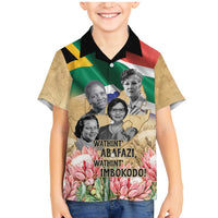 South African Women Mobilisation Family Matching Mermaid Dress and Hawaiian Shirt Wathint Abafazi Wathint Imbokodo - Wonder Print Shop
