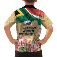 South African Women Mobilisation Family Matching Summer Maxi Dress and Hawaiian Shirt Wathint Abafazi Wathint Imbokodo - Wonder Print Shop