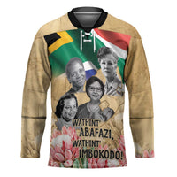 South African Women Mobilisation Hockey Jersey Wathint Abafazi Wathint Imbokodo - Wonder Print Shop