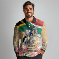 South African Women Mobilisation Long Sleeve Polo Shirt Wathint Abafazi Wathint Imbokodo - Wonder Print Shop