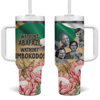 South African Women Mobilisation Tumbler With Handle Wathint Abafazi Wathint Imbokodo - Wonder Print Shop