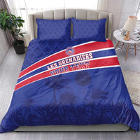 Custom Haiti Football Bedding Set Les Grenadiers - Royal Palm - Wonder Print Shop