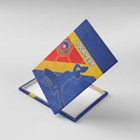 Custom Haiti Football Canvas Wall Art Neg Marron Go Ayiti - Wonder Print Shop