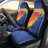 Custom Haiti Football Car Seat Cover Neg Marron Go Ayiti - Wonder Print Shop