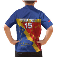 Custom Haiti Football Family Matching Mermaid Dress and Hawaiian Shirt Neg Marron Go Ayiti - Wonder Print Shop