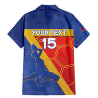 Custom Haiti Football Family Matching Mermaid Dress and Hawaiian Shirt Neg Marron Go Ayiti - Wonder Print Shop