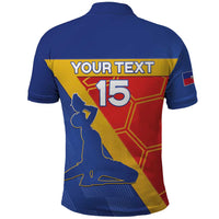 Custom Haiti Football Polo Shirt Neg Marron Go Ayiti - Wonder Print Shop