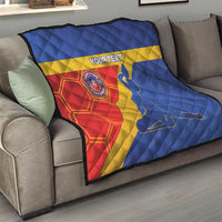 Custom Haiti Football Quilt Neg Marron Go Ayiti - Wonder Print Shop