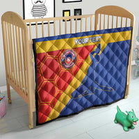 Custom Haiti Football Quilt Neg Marron Go Ayiti - Wonder Print Shop