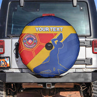 Custom Haiti Football Spare Tire Cover Neg Marron Go Ayiti - Wonder Print Shop